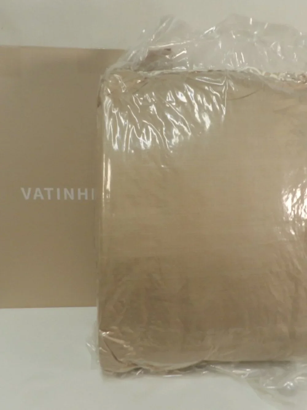 Litanika Queen Comforter Set 3 Pieces Lightweight Solid Bed Set cream NEW NIB